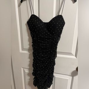 Black Sparkly B Darlin Homecoming Dress